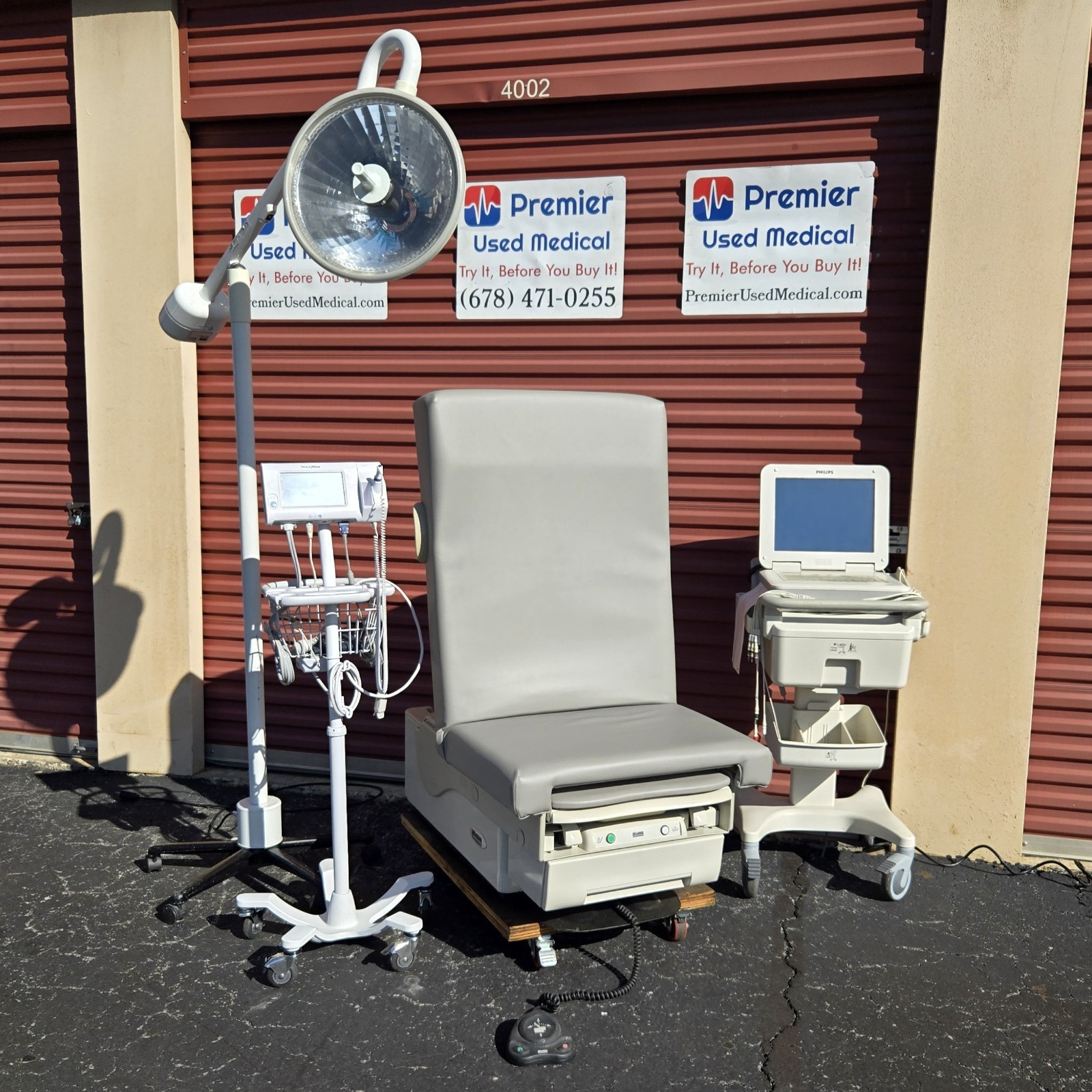 Ritter Midmark Power Exam Table 623 Graphite Stndrd Uphsty *Premier Used Medical