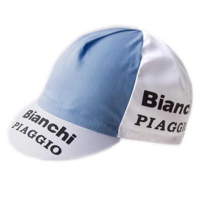 BIANCHI PIAGGIO RETRO VINTAGE FAUSTO COPPI CYCLING TEAM MADE ITALY BIKE CAP