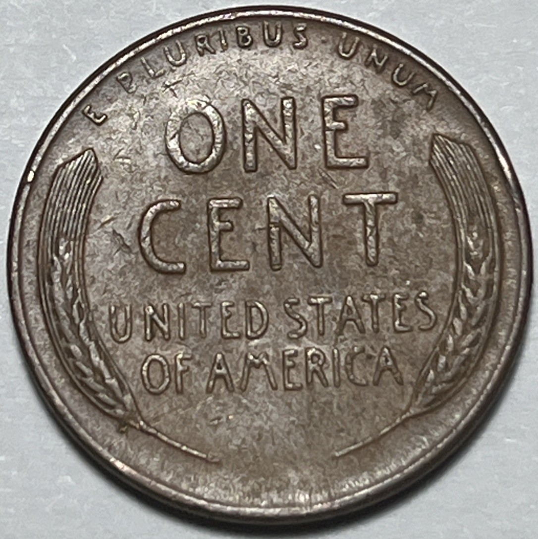 1950 S Lincoln Penny Error Misplaced Mint Mark Error