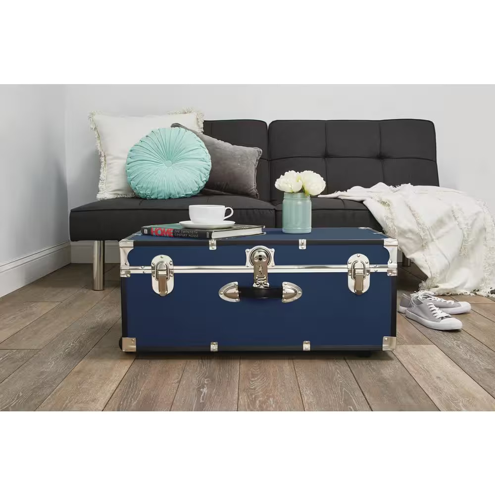 Seward Explorer 30 In. Trunk with Wheels & Lock, Blue