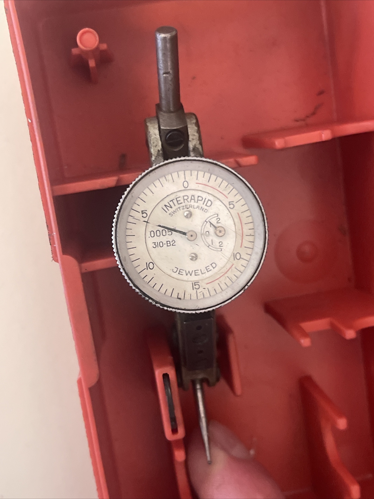 interapid dial Test indicator 310-B2 0.0005" horizontal (read Description)