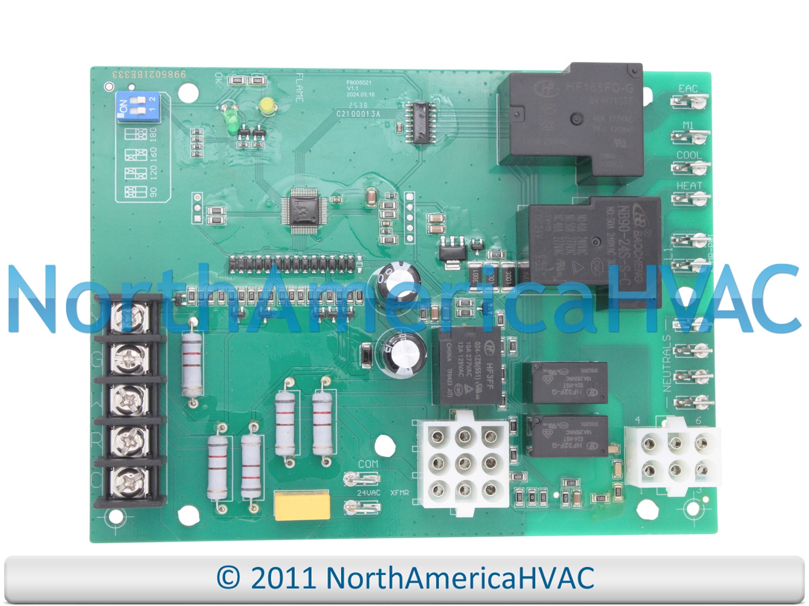 ClimaTek Furnace Control Board Replaces Rheem Ruud Weather King 1012-83-9257A