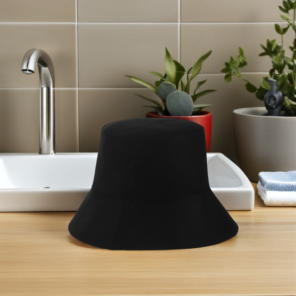 2pcs Felt Sauna Hat Wool Sauna Cap Heat-Resistant And Absorbent Wool Bucket Cap