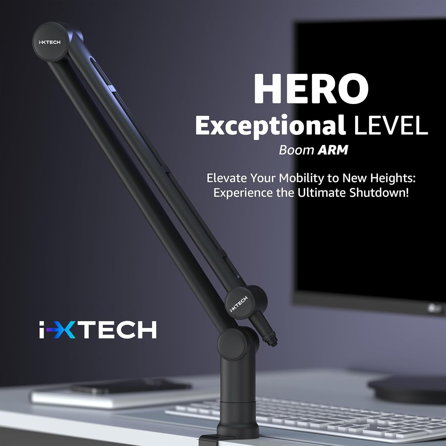 Adjustable Microphone Boom Arm Stand