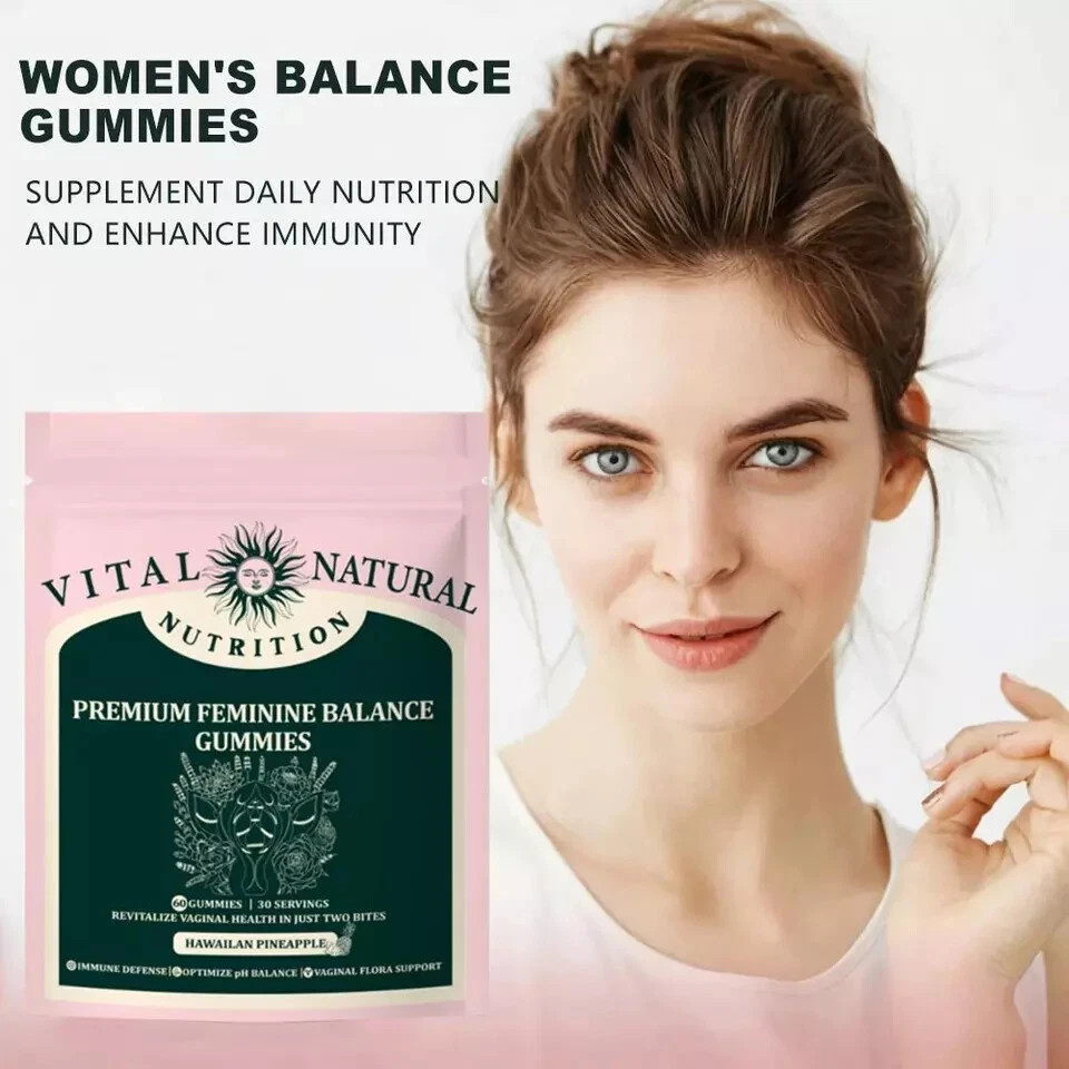 Vital Source Feminine Balance Gummies Hawaiian Pineapple Fast Shipping