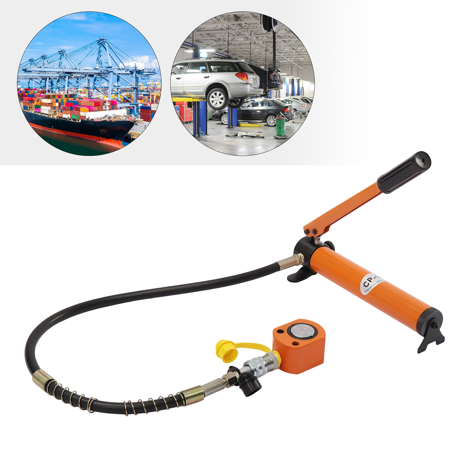 CP-180 Manual Hydraulic Hand Pump and Hydraulic Jack 10T 0.43inch Stroke