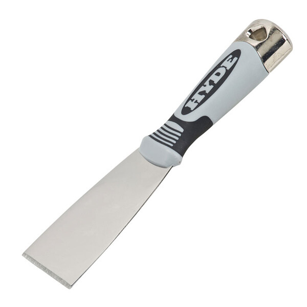 Pro Stainless Putty Knife, 1-1/2 in W Blade, Stainless Steel Blade, Plastic Hand