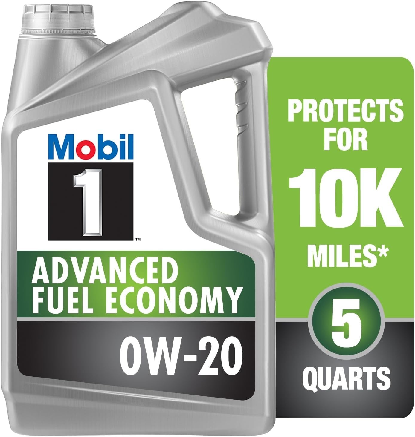 Mobil 1 SAE 0w20 Advanced Fuel Economy Full Synthetic Motor Oil 5 Quart