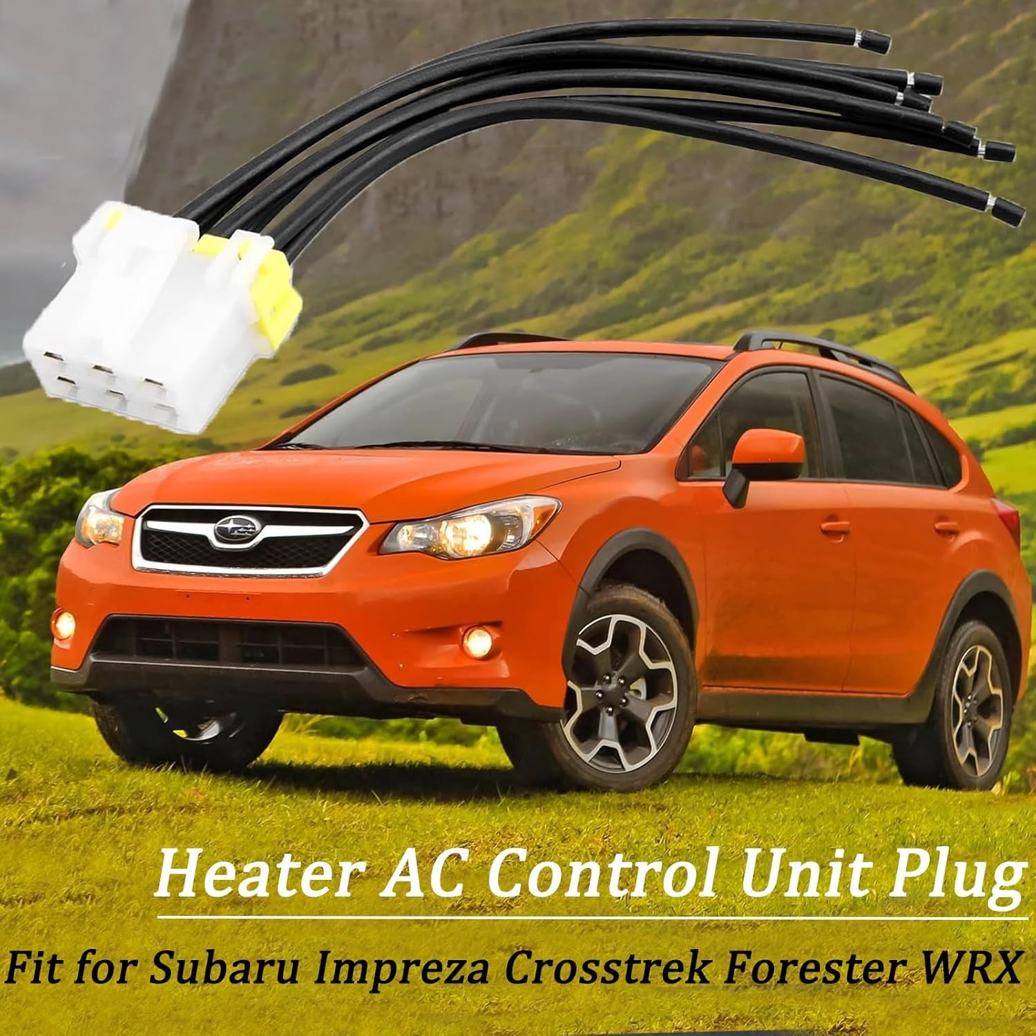 Manual Heater AC HVAC Control Replacement Wire Pigtail for Impreza 2012-2017 Cro