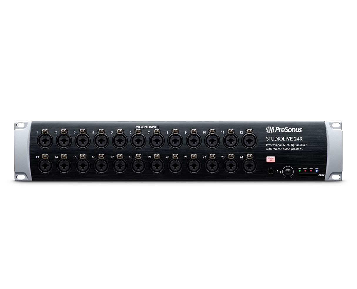PreSonus STUDIOLIVE 24R 46x26 Series III Digital Rack Mixer, 24 XMAX Preamps