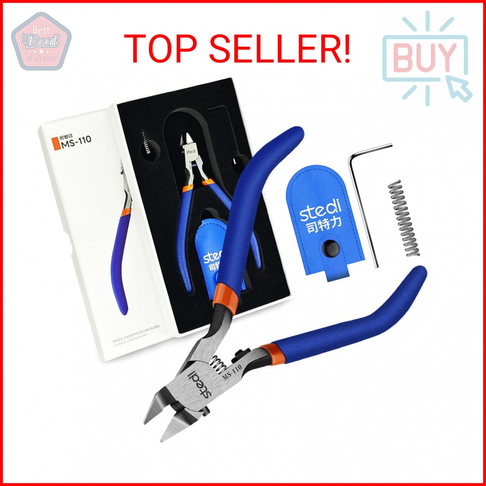 stedi Model Nipper, Sprue Cutter with Ultra-thin Single-Blade and Stiff Spring H