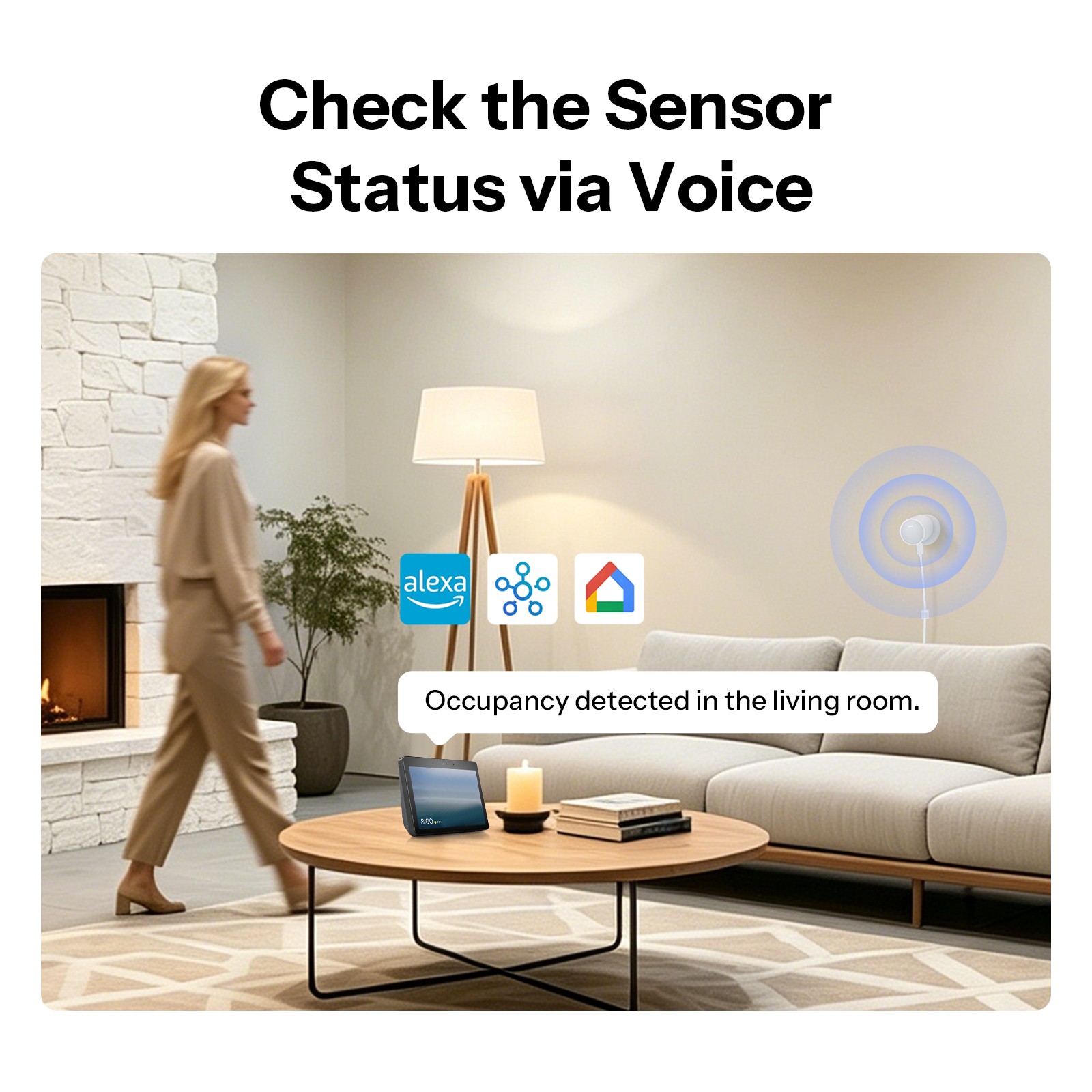 SONOFF Zigbee Presence Sensor, 24GHz mmWave Radar Light Sensor, Zone Positioning