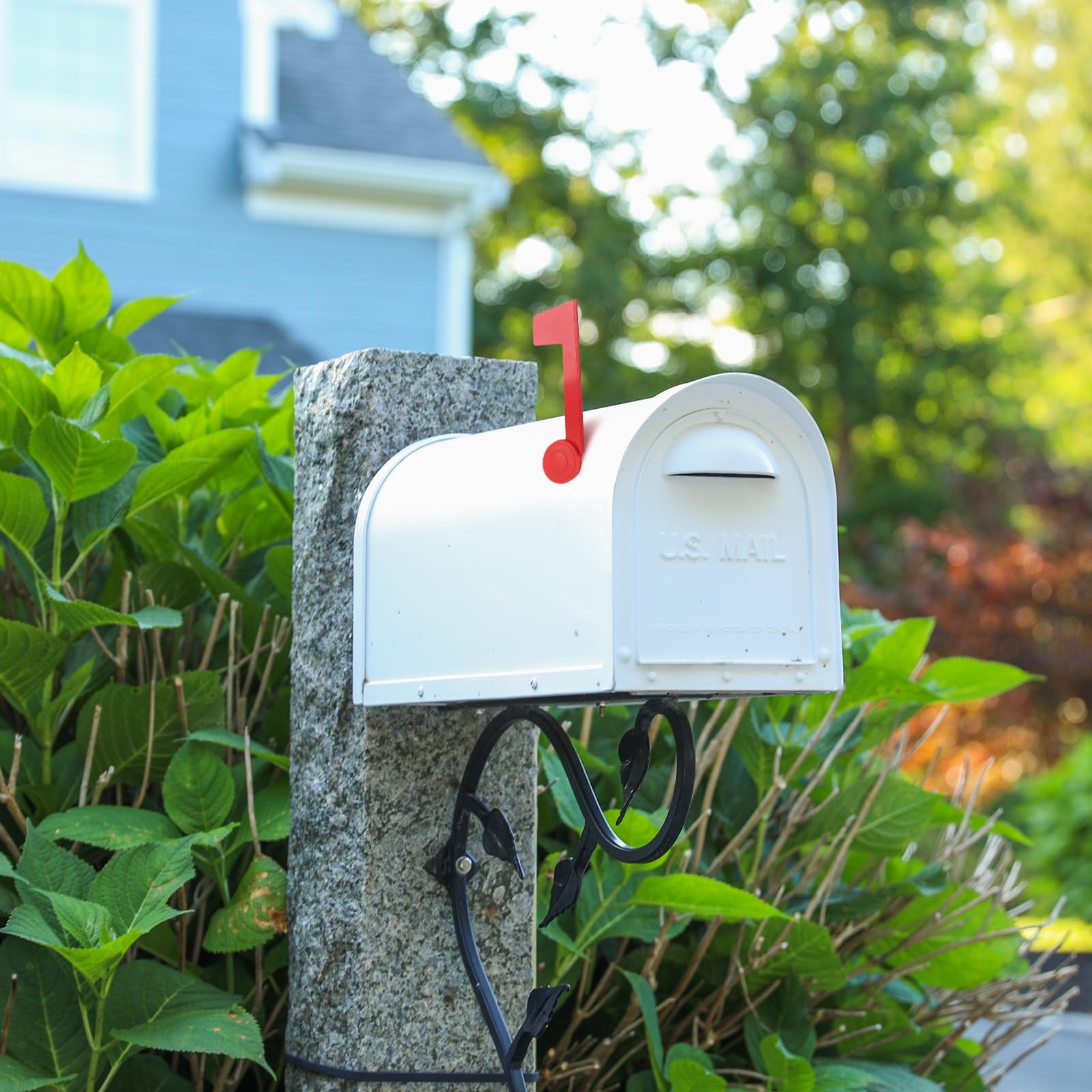 Mailbox Flag Replacement Red Metal Mailbox Flag for Outgoing Mailboxes