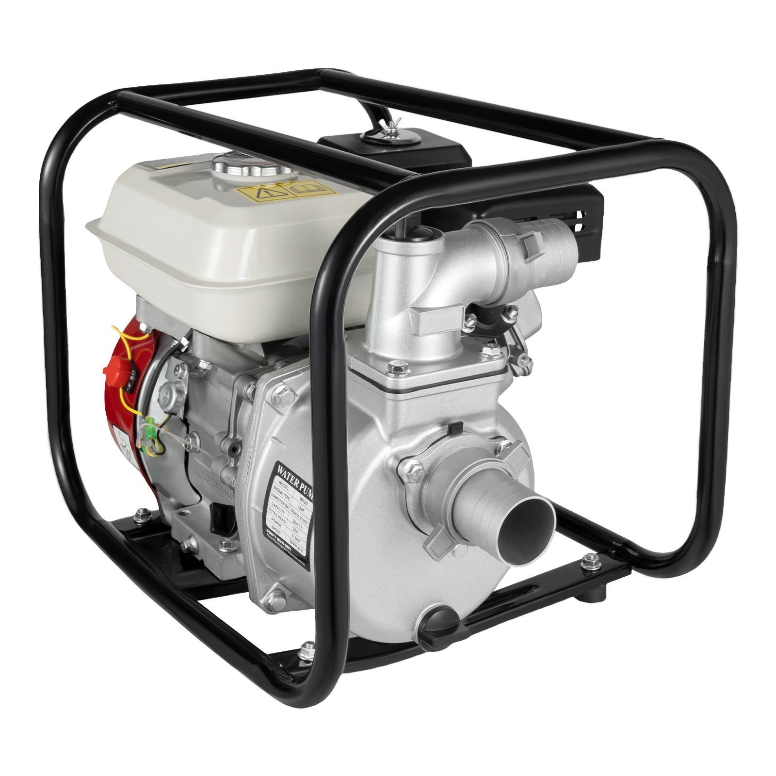 2" Inch 6.5HP Gas Water Semi Trash Pump Gas-Power Water Irrigation Transfer Pump