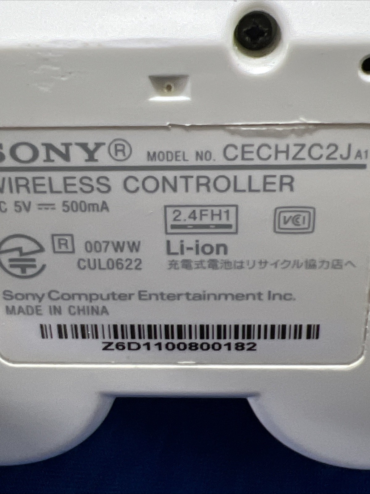 Sony PS3 DualShock 3 Wireless Controller – White OEM Original Tested