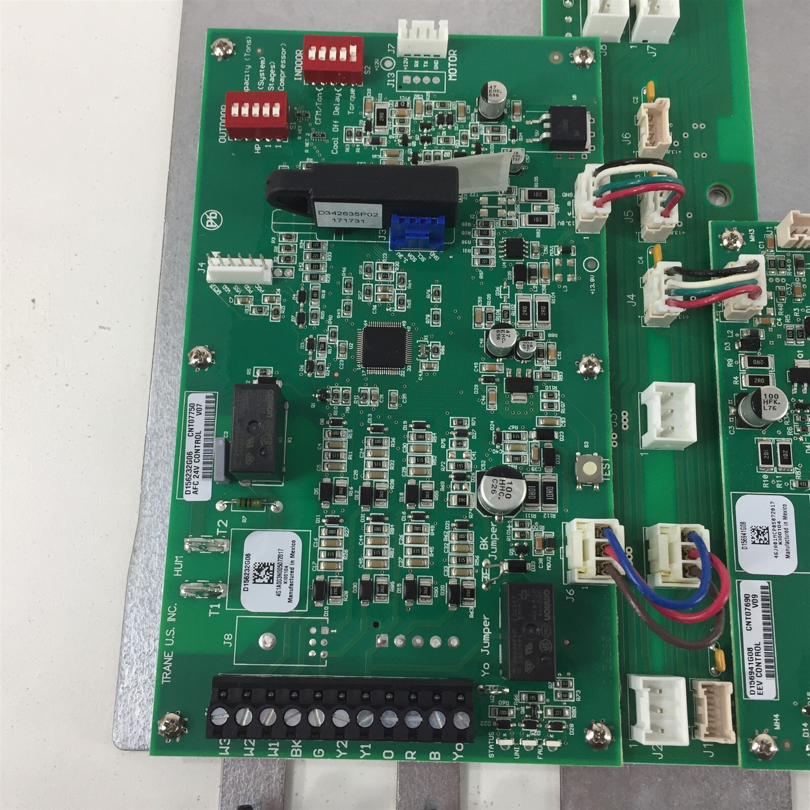 Trane D803401G11 Complete Control Board With Back Plane K100104 CNT07690