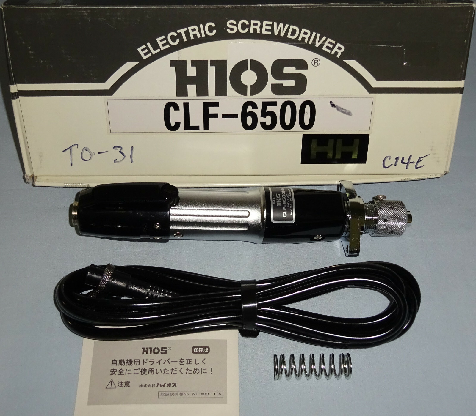 HIOS CLF-6500HH Electric Screwdriver 24VDC Driver CLF6500HH NEW
