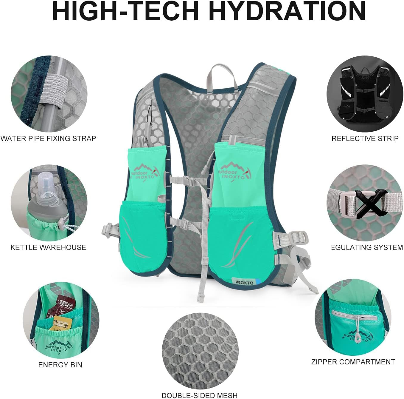 Running Hydration Vest Backpack