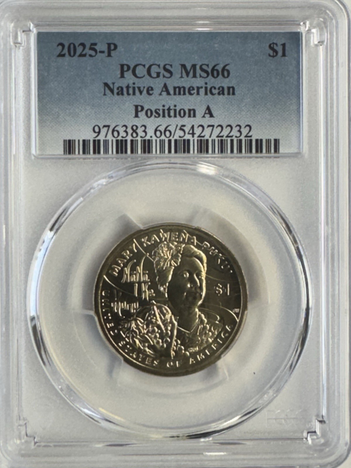 2025-P PCGS MS66 NATIVE AMERICAN DOLLAR (POSITION A) - $6.00 FLAT RATE SHIPPING