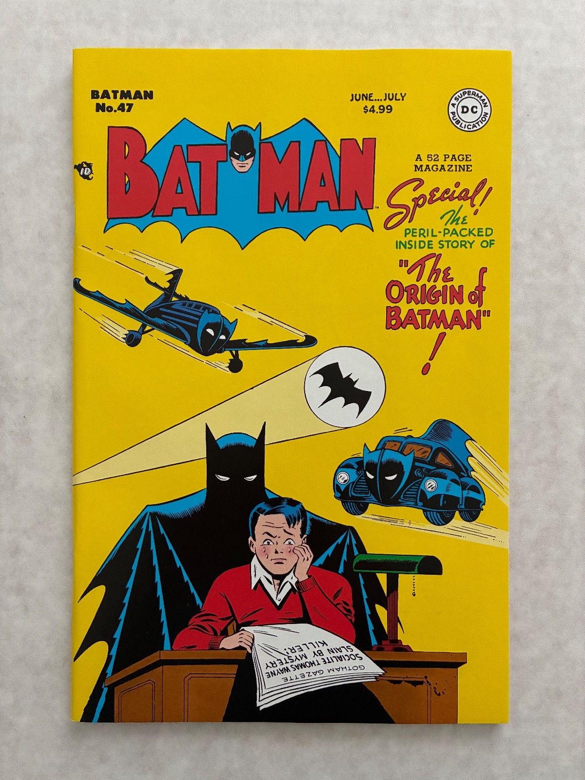 Batman #47 (2025) Facsimile Ed. | Origin of Batman | BRAND NEW NM/NM+
