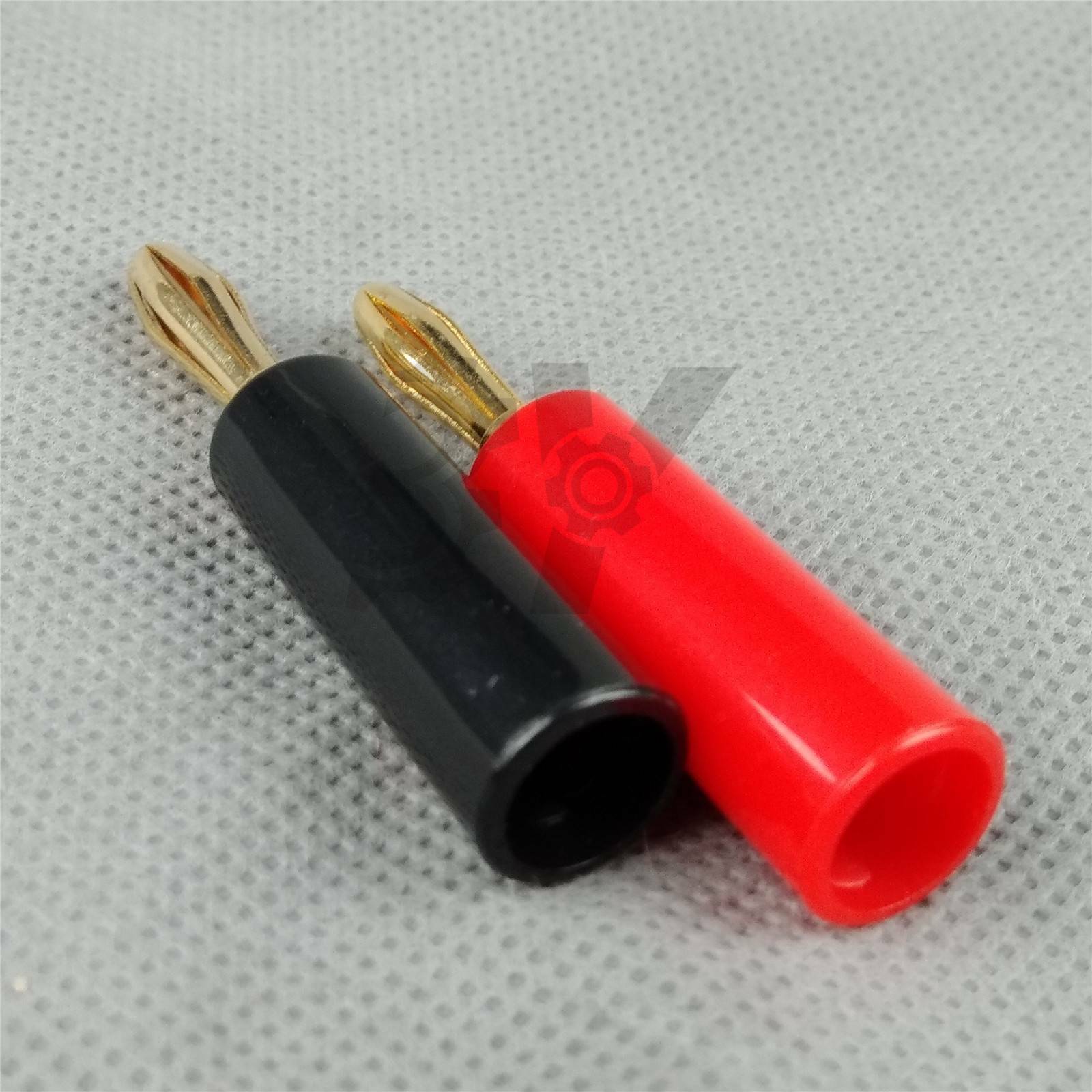 2PCS For Amplifier Speaker Audio Cable/Binding Post Banana Plug Connector New
