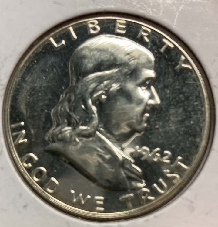 1962 Franklin Silver Proof 50¢ #2 **VERY NICE COIN**