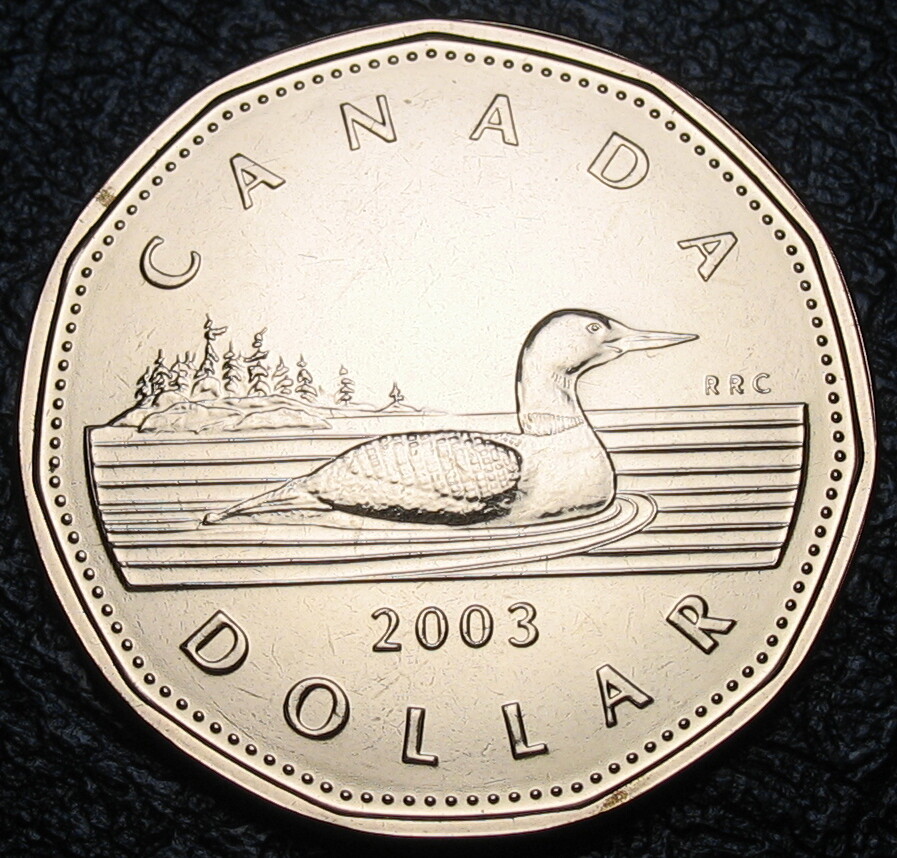 Canada 2003 $1 ( Old Effigy, Crowned ) Loon NBU (Proof-Like) Uncirculated