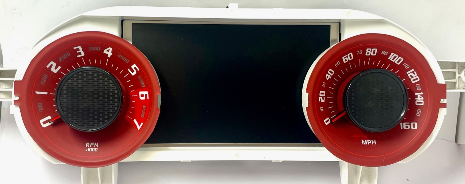 For Dodge Challenger, SRT style, 160MPH speedometer dials, Cluster Gauges,
