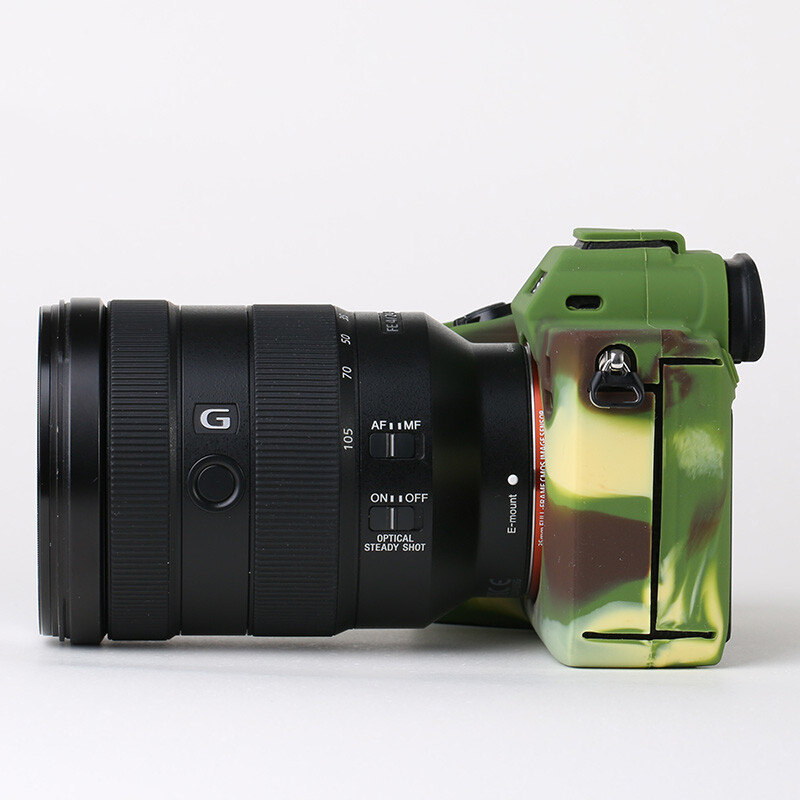 Rubber Silicon Body Case Protector Frame Skin For Sony A74 A7R4 Camera