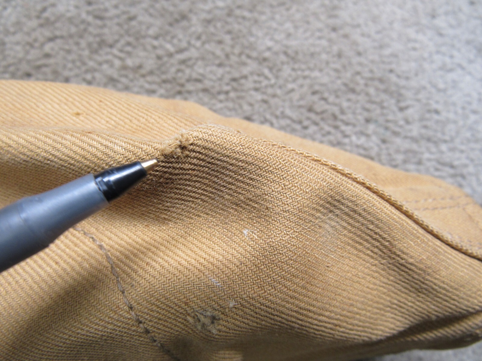 British WW2 Lee Enfield Action Cover Khaki Canvas