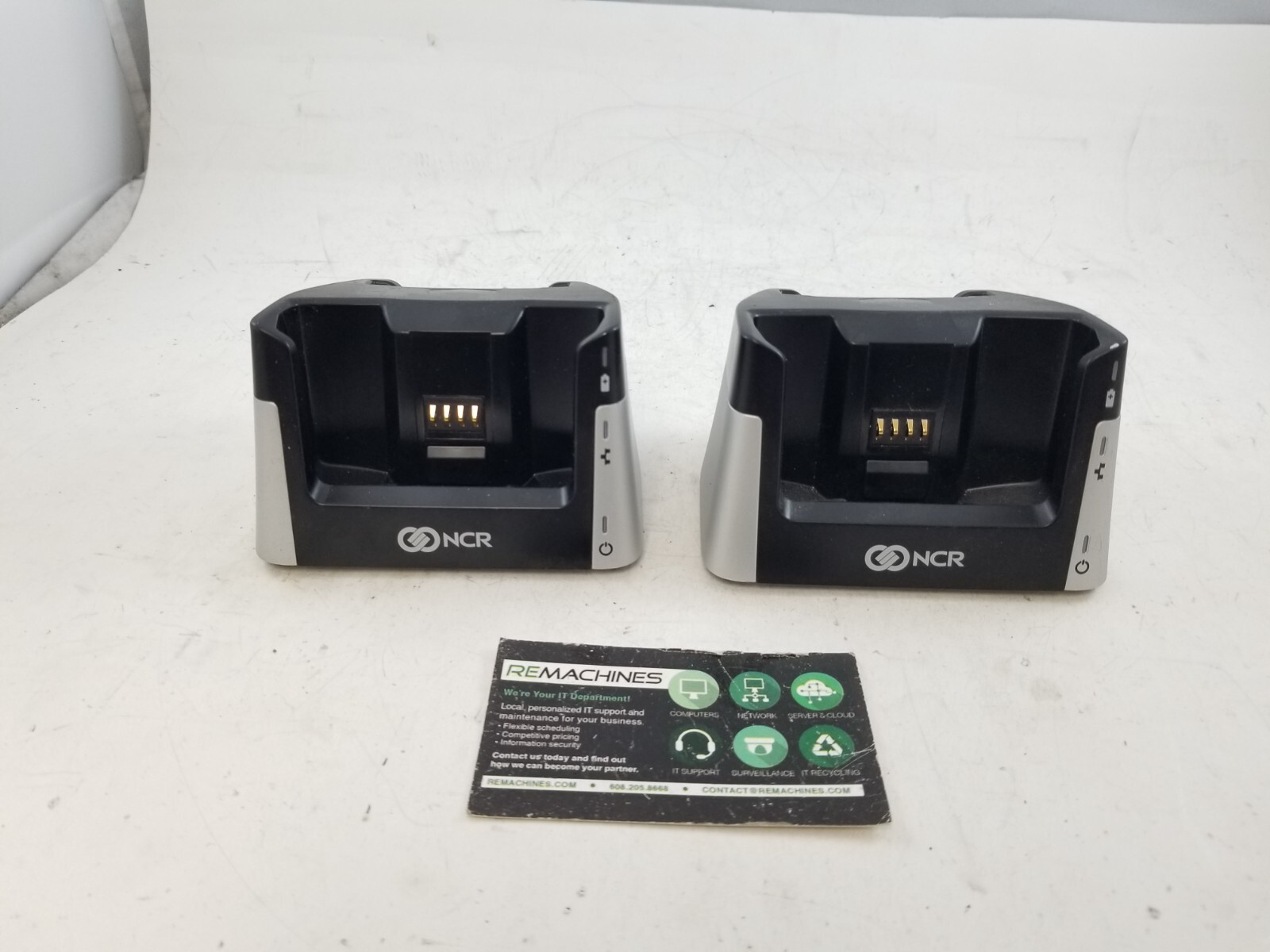 Lot of 2 NCR ORDERMAN7 Service Station 7777-0203-8801 No A/C Untested