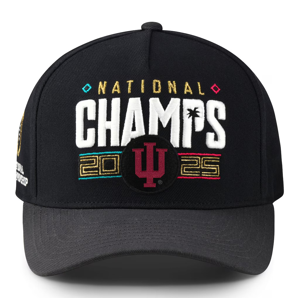Nike Indiana Hoosiers College Football 2025 National Champions Locker Room Hat