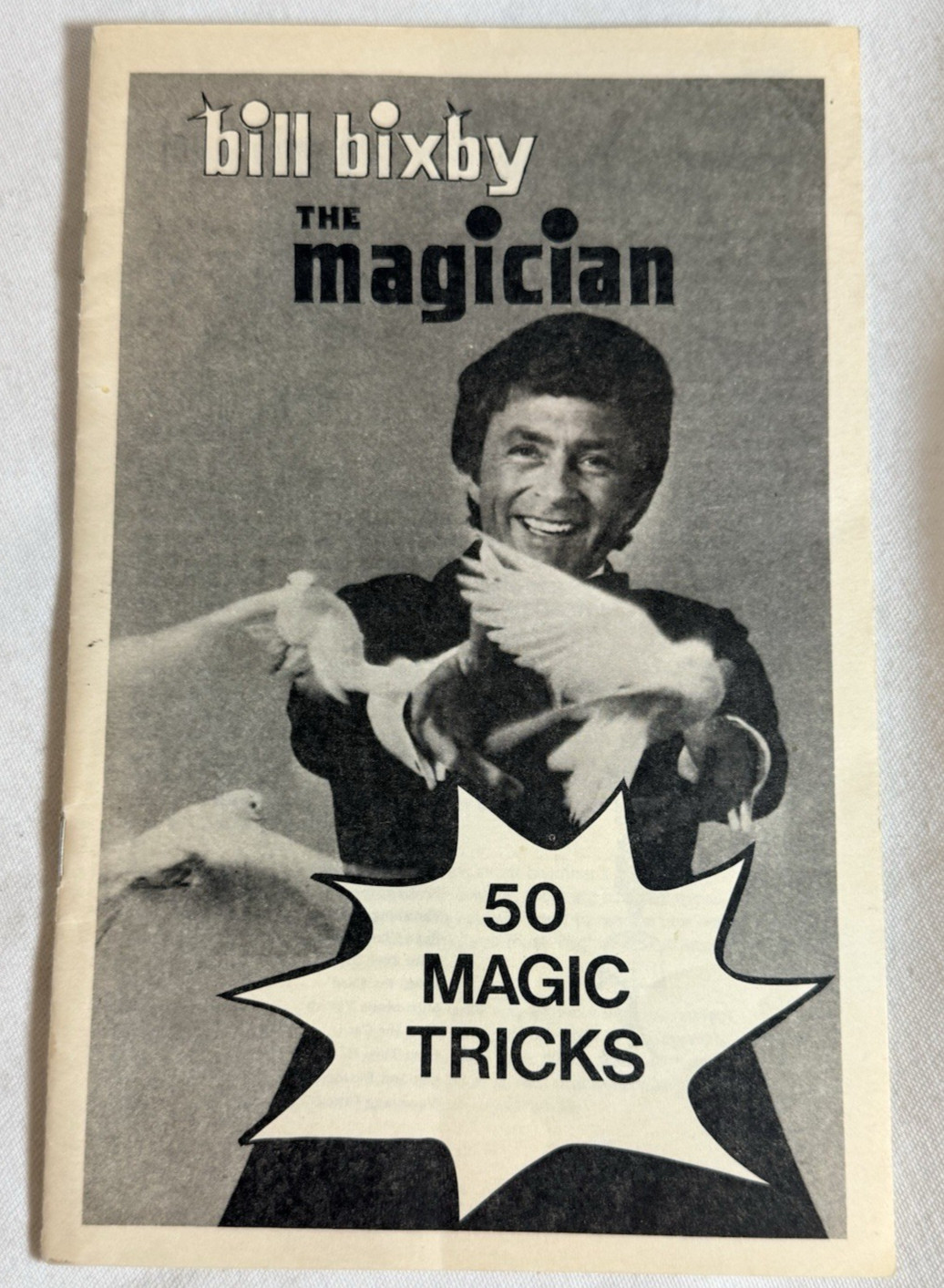 Vintage Bill Bixby The Magician: 50 Magic Tricks Booklet