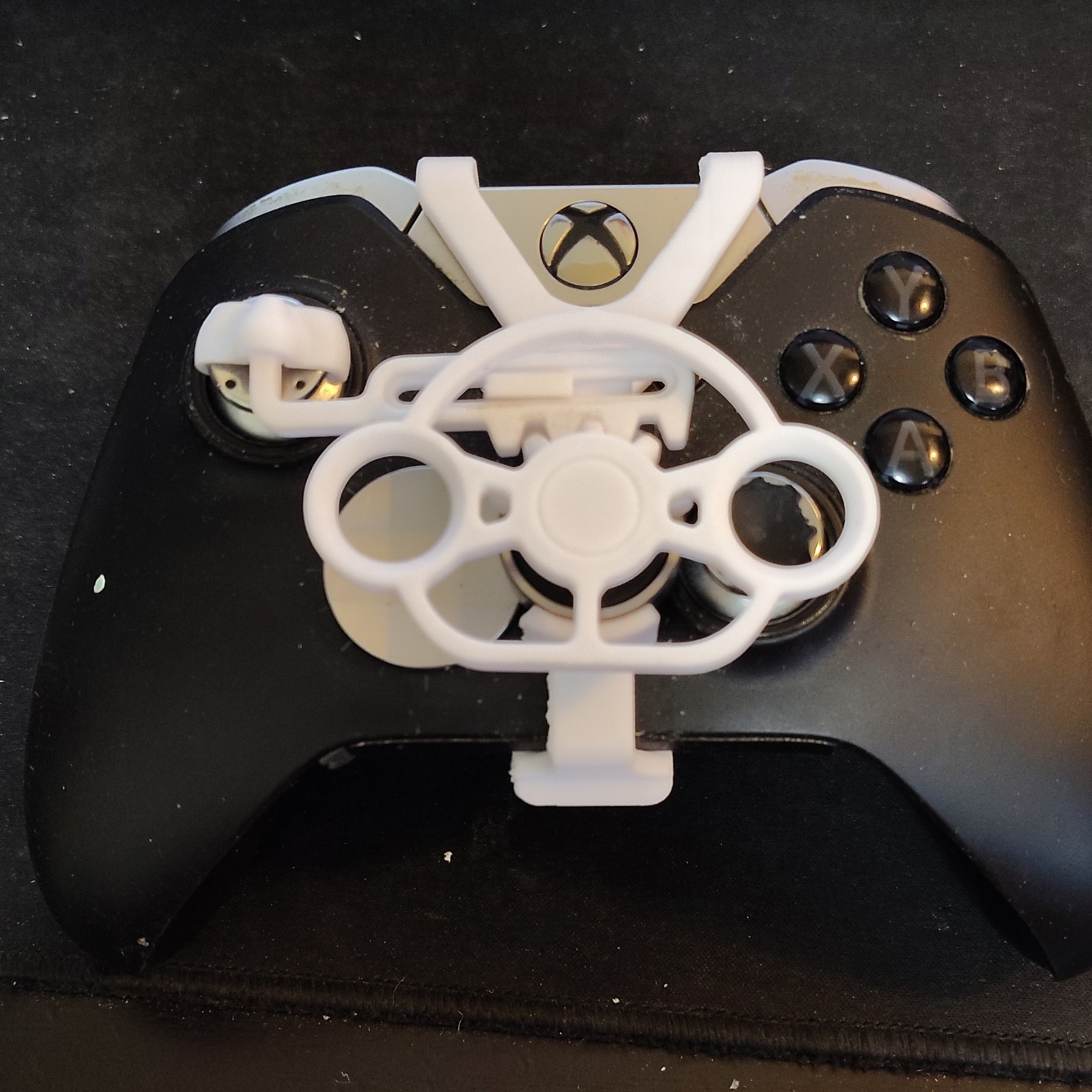 Fun Mini Steering Wheel Attachment for Microsoft Xbox One Controller