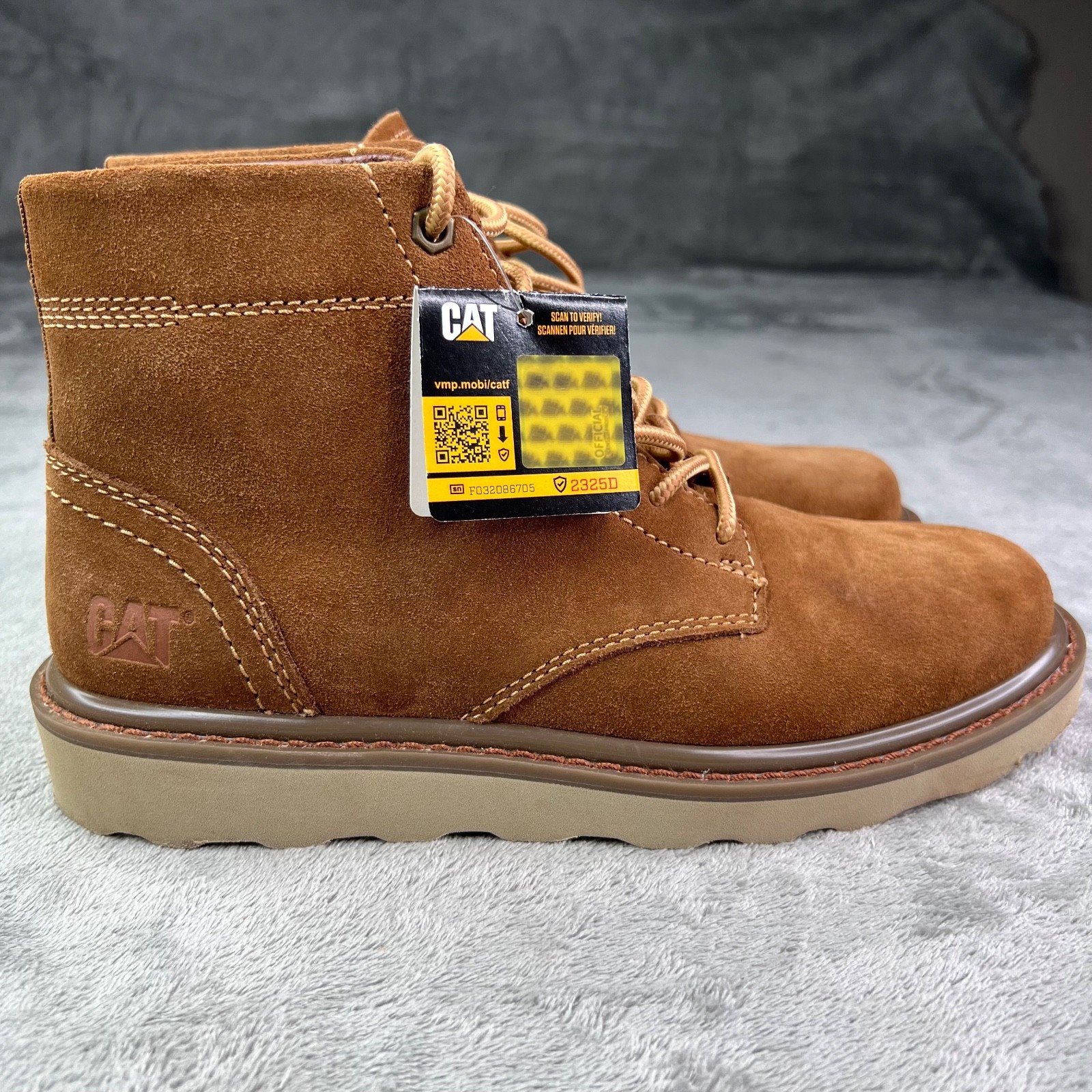 Caterpillar Narrate Work Boots Mens 7 Dachshund Soft Toe Workwear New