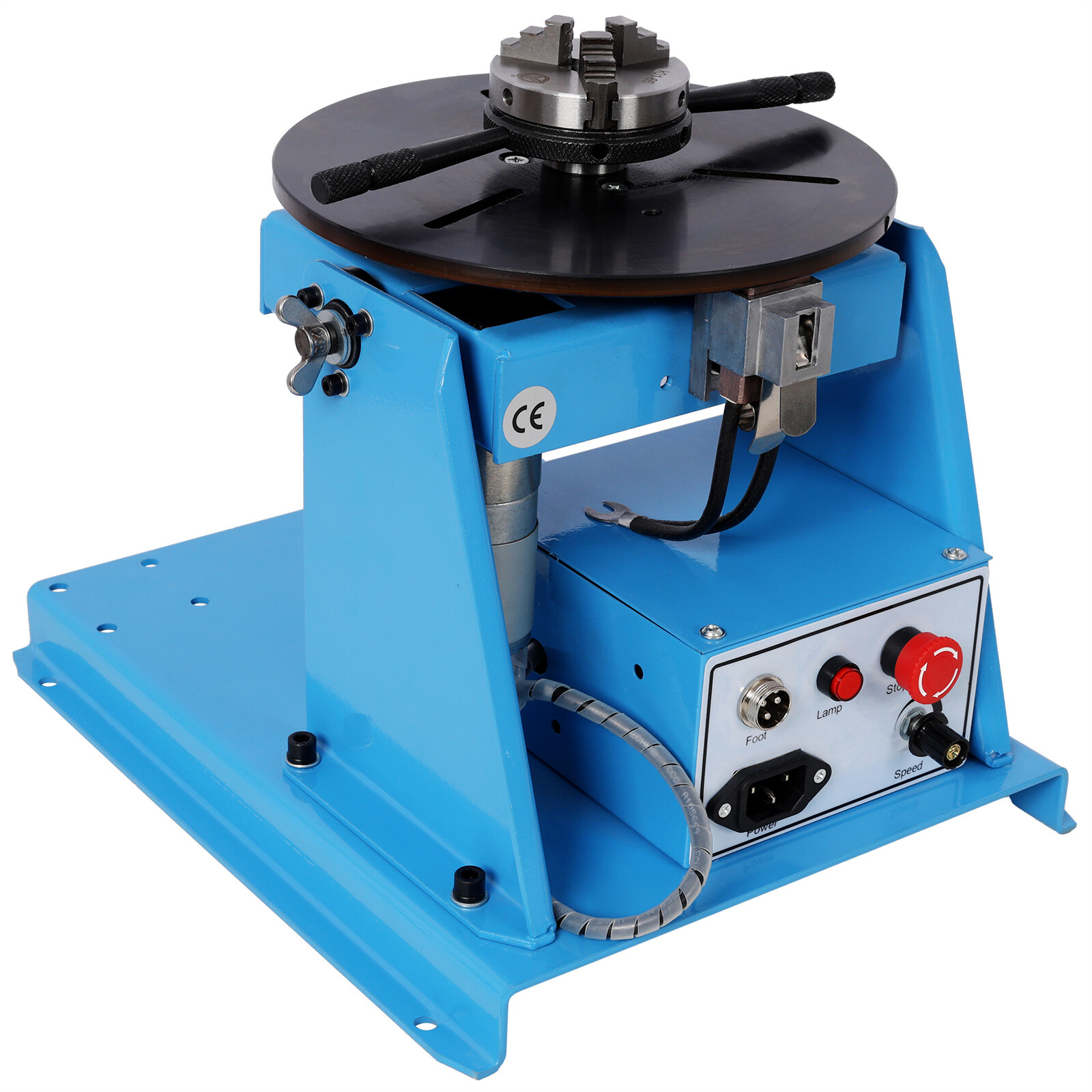 22LBS Rotary Welding Positioner 0-90° Welding Positioning Turntable Table