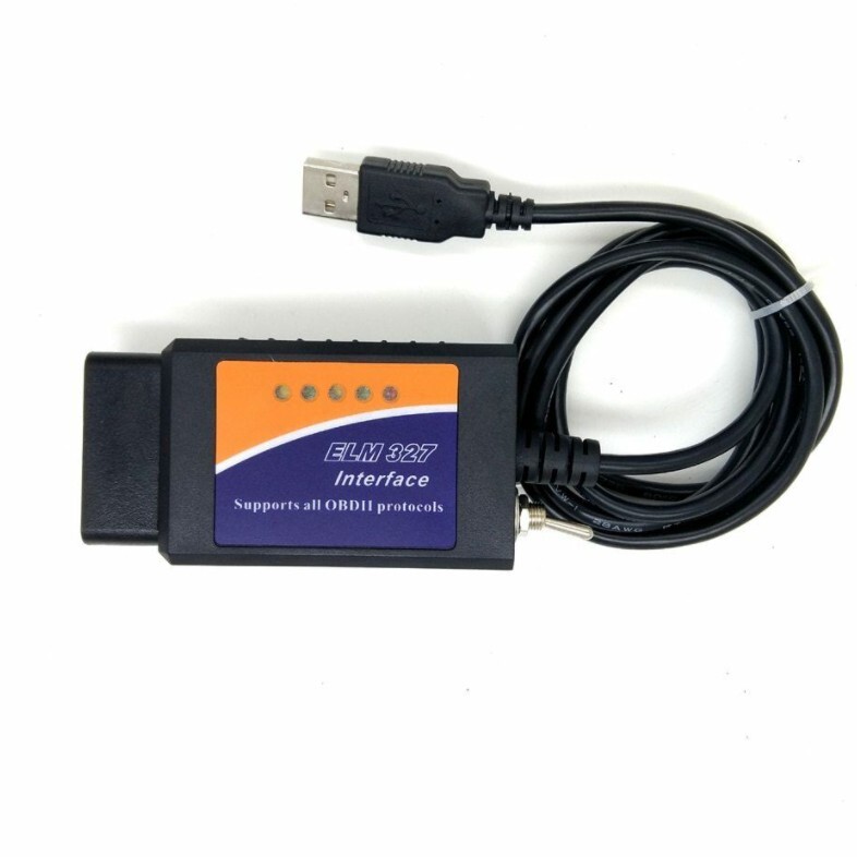OBD2 Scanner ELM327 Software USB Diagnostic Tool Cable Adapter for Ford FORscan