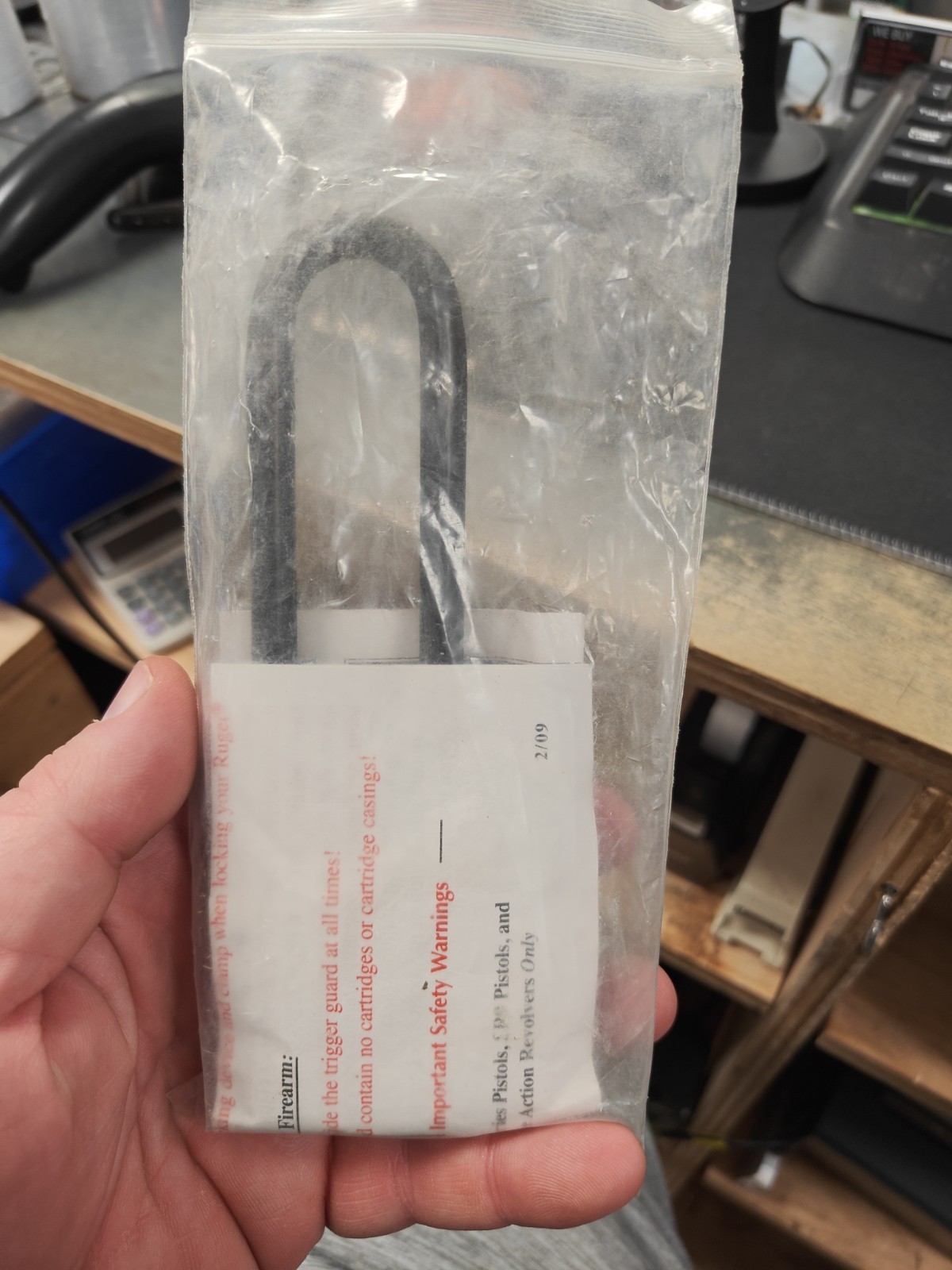 NEW Ruger Factory Gun Lock 5050 5" X 50MM  w/2 Keys
