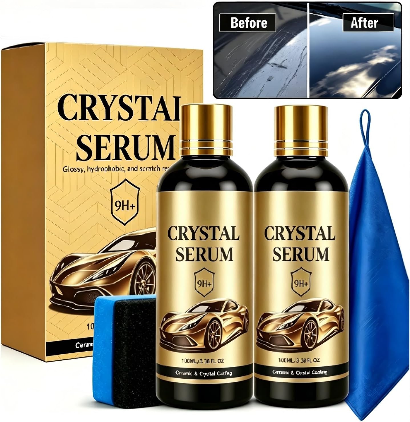 New Crystal Serum – Advanced Graphene Ceramic Coating for Cars 100ML