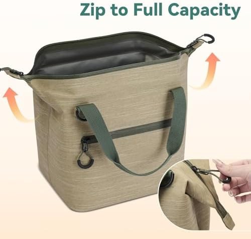 Coldbee Cooler Bag - Small Insulated Cooler Bag with Adjustable Shoulder Stra...