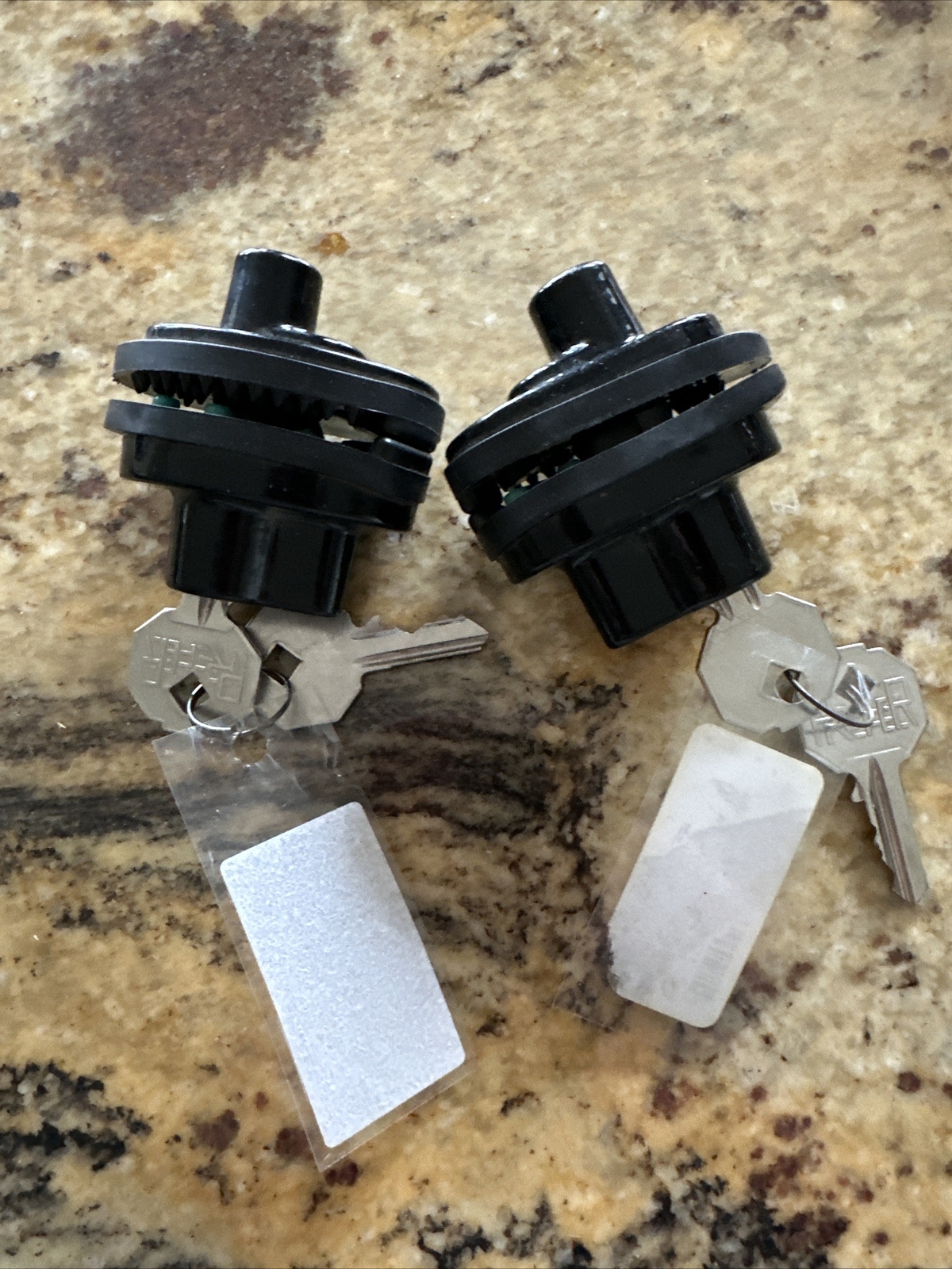 2 Prefer Gun Lock Trigger Lock with 2 keys Black In Color