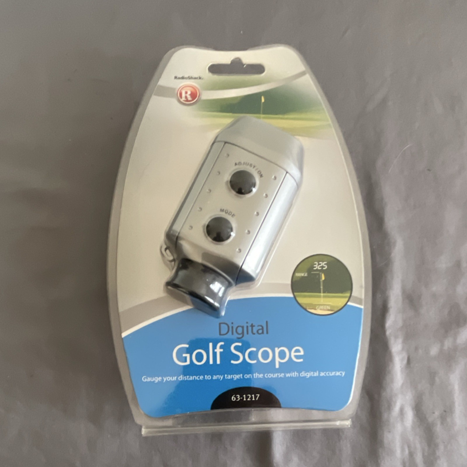 RadioShack Digital Golf Scope 63-1217 Silver Plastic for Golf