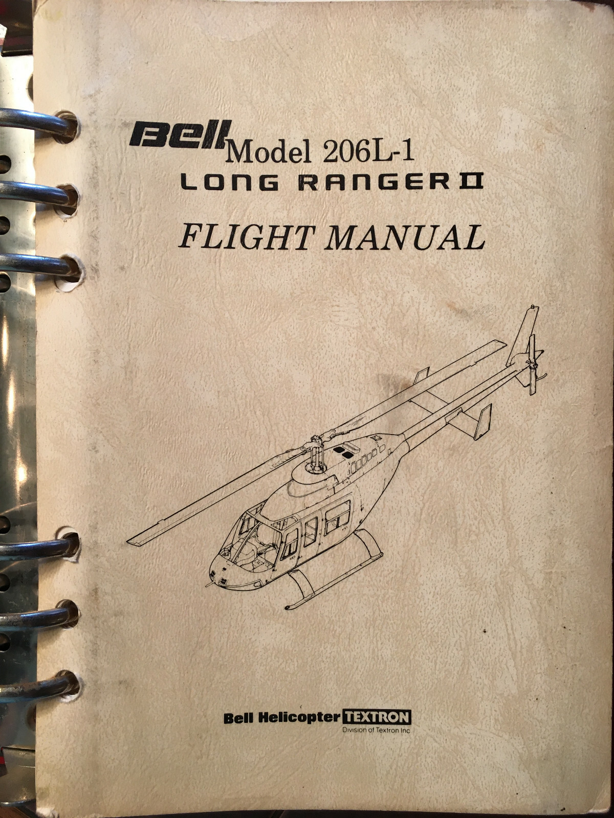 Bell 206L-1 LongRanger II Pilot's Flight Manual