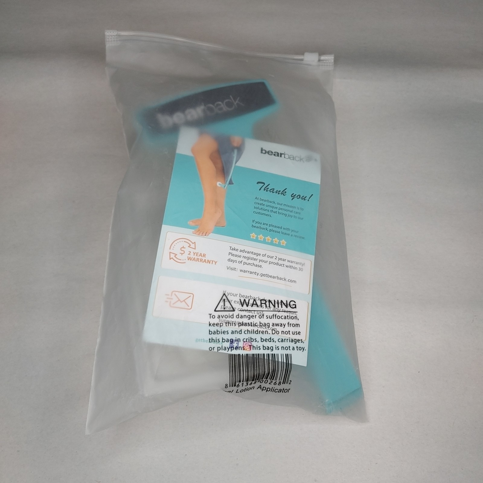Bearback Itch and Rash Treatment Teal  Teal Lotion Applicator