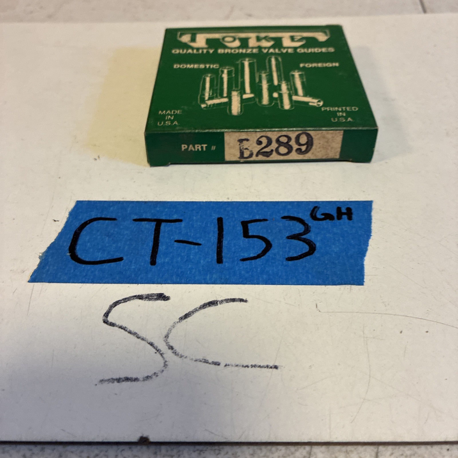 Toke Guide Intake Valve (Sold Individually) B289 Durable High Quality NOS Part