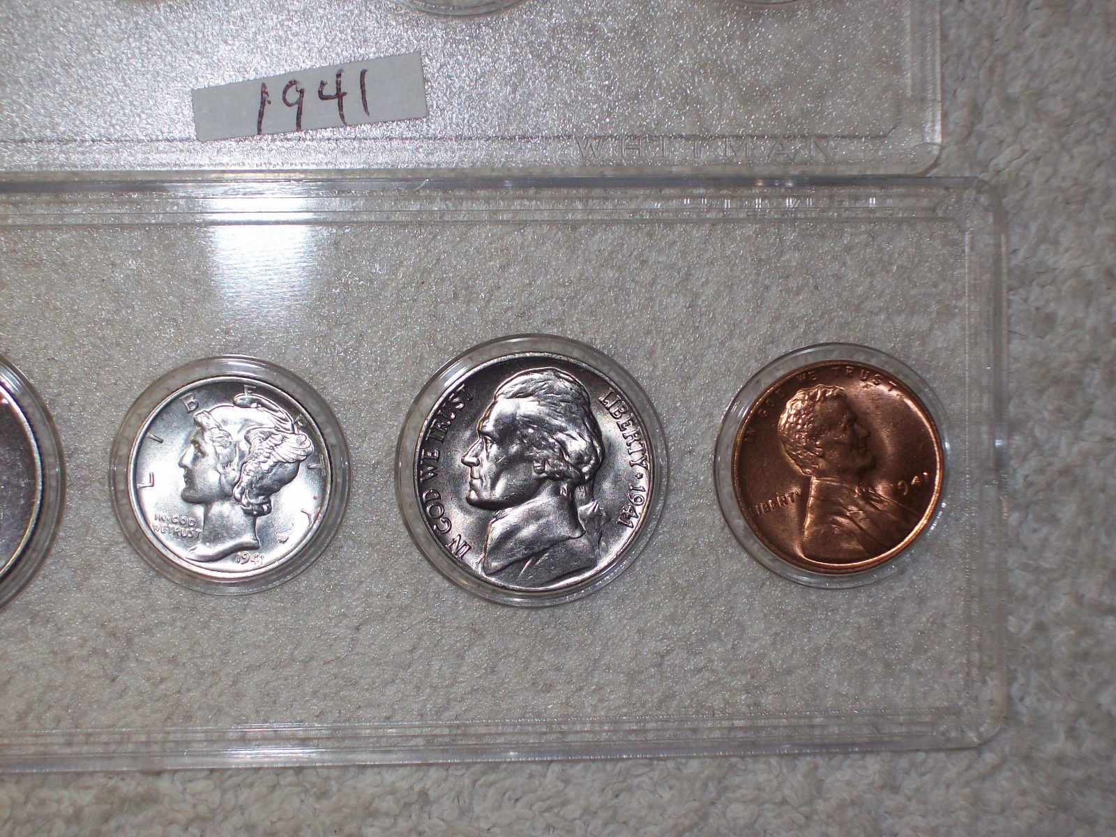 1941 MINT SET UNCIRCULATED PHILADELPHIA MINT