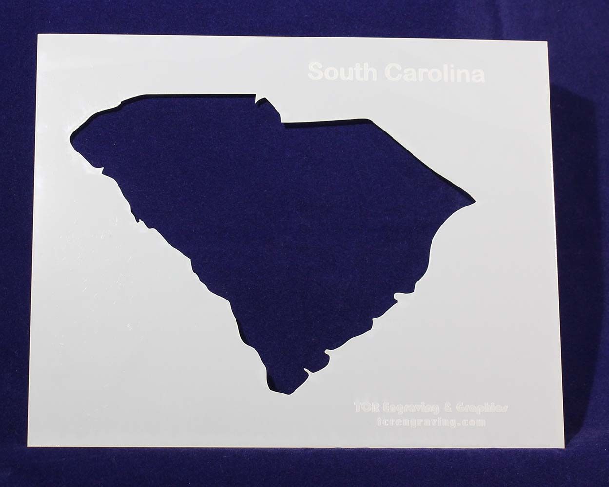 State of South Carolina Stencil -14 mil Mylar Painting/Crafts