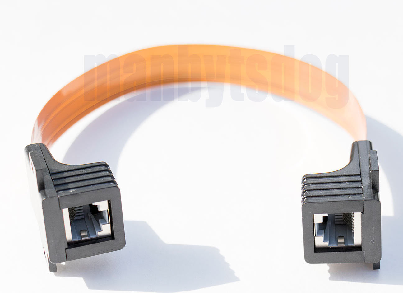 Premium Flat Cat5 Window & Doors Feed-Through cable OEM RJ45 US Seller Fast Ship