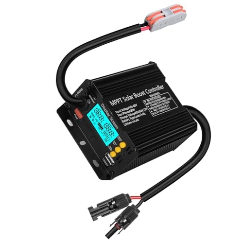 400W Boost MPPT Solar Charge Controller LCD Solar Panel Regulator LCD-400W