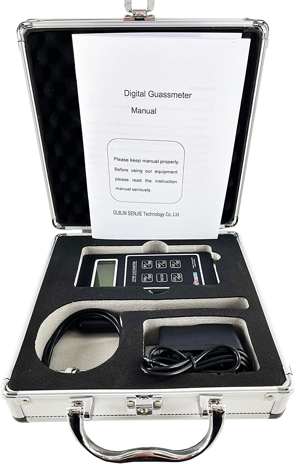 Gauss Meter AC DC Magnetic Field Tester Meter Teslameter EMF Meter
